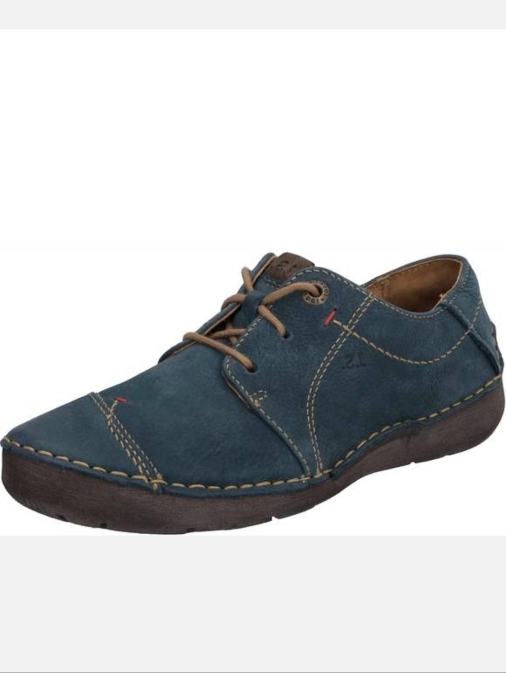 Josef Seibel Fergey 20 Casual Nubuck Leather Shoe In Navy Blue